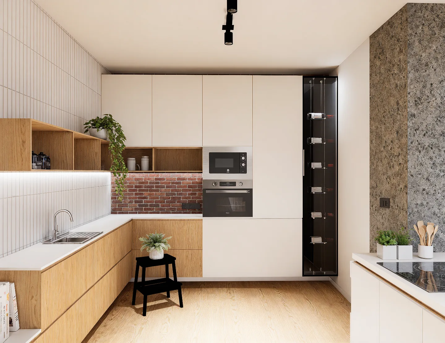Cocina 1 renderizada